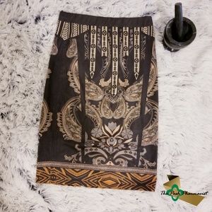 NWT Faux suede skirt